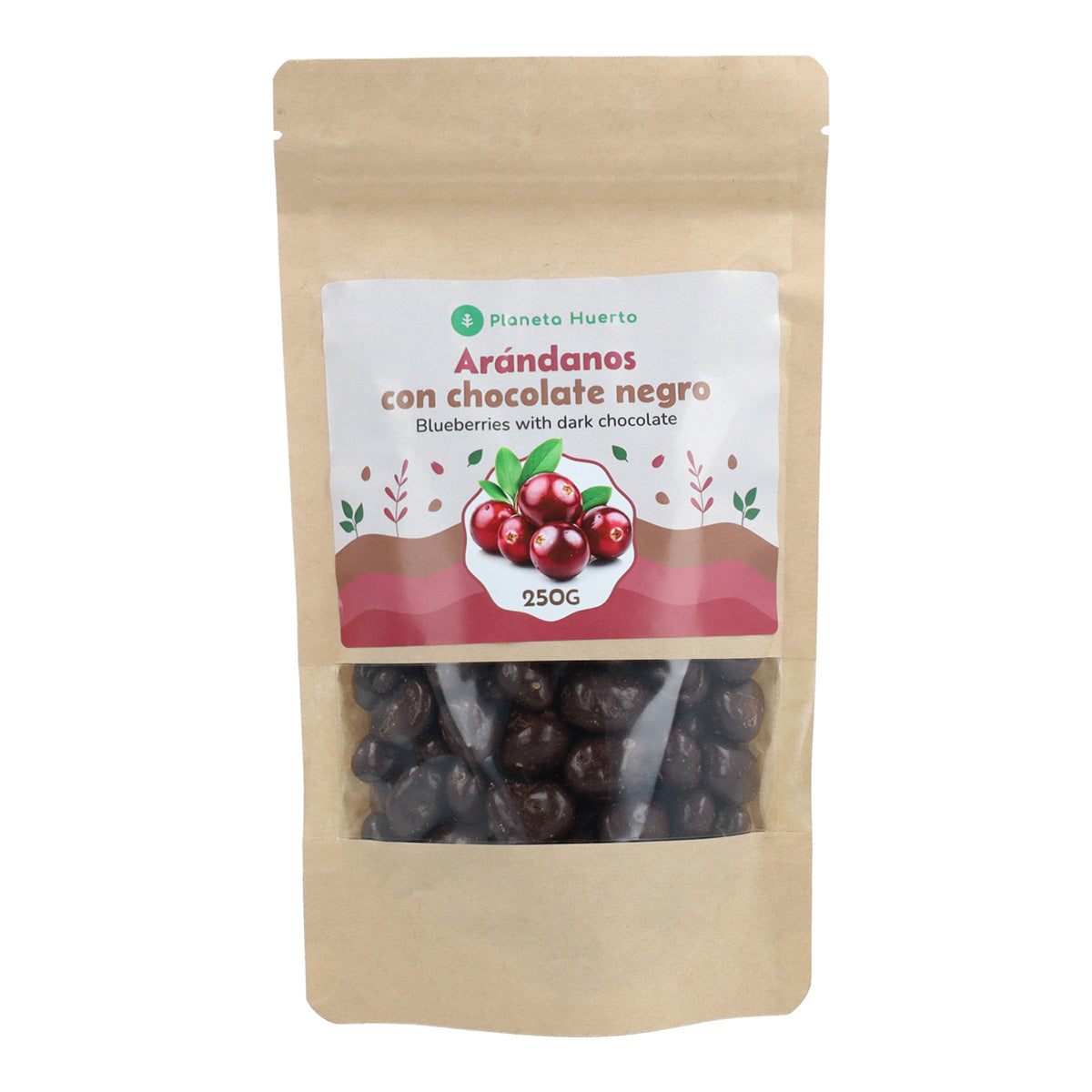 Blueberries with dark chocolate Planeta Huerto 250gr
