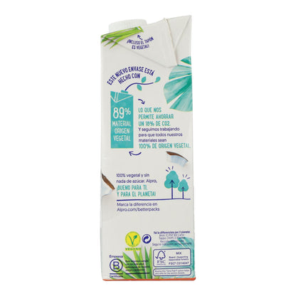 Packung mit 6 Einheiten Alpro zuckerfreies Kokosnussgetränk 1 Liter