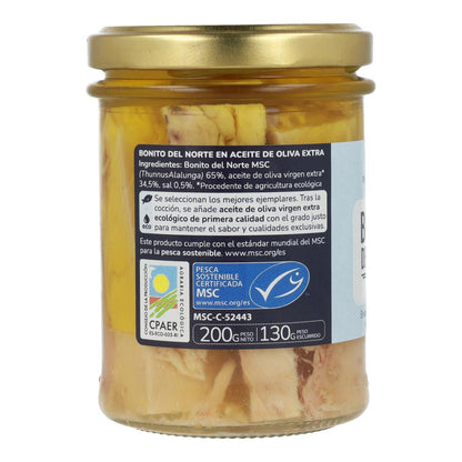 Pack of 12 ECO Planeta Huerto White Tuna in Olive Oil 200 g