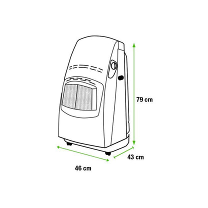 DeLonghi Stufa a gas a fiamma blu con termostato - VBF2 4,2 kW 13 (Ricondizionata)