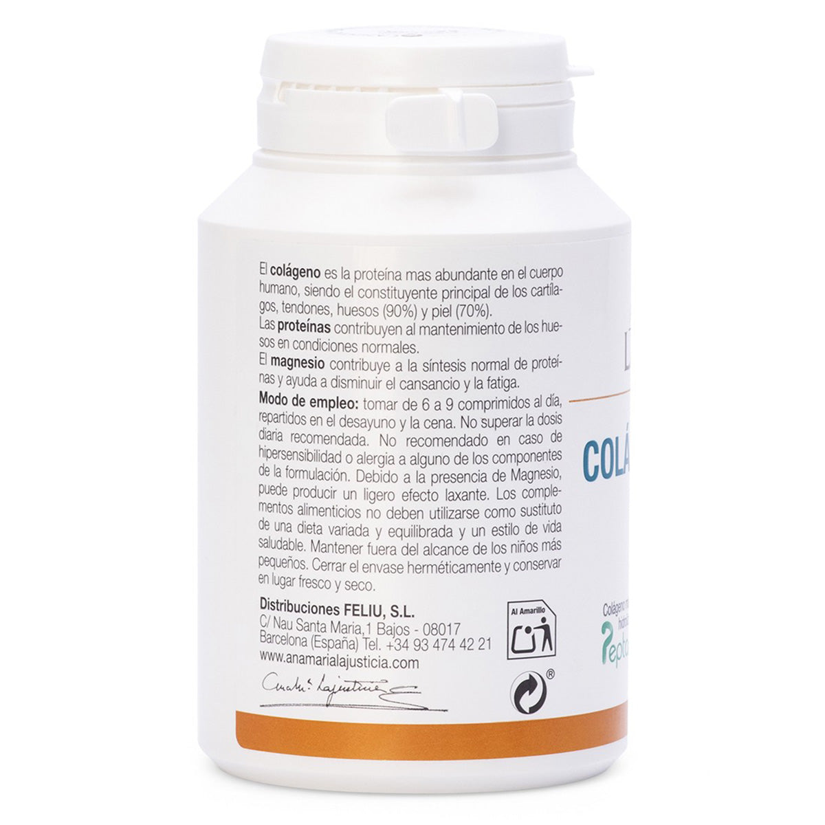Collagène marin avec magnésium Ana Maria la Justicia 180 comprimés