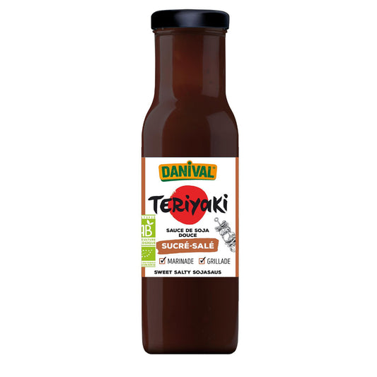 Sauce Teriyaki BIO, DANIVAL, 250 ml