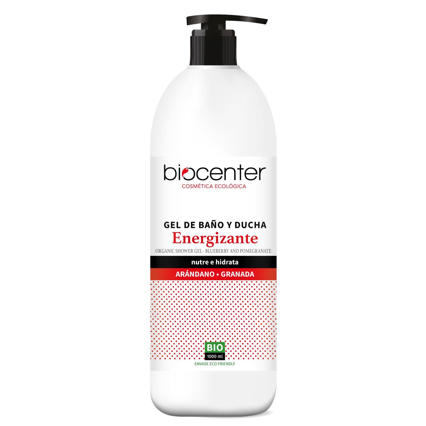 Gel doccia e bagno BIO sogno di una notte d'estate Mirtillo e Melograno Biocenter 1l