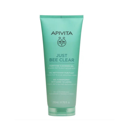 Just Bee Clear Gel nettoyant purifiant, Apivita, 200 ml