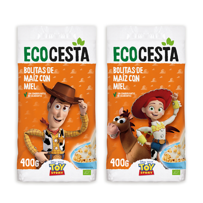 Bio-Maisbällchen mit Honig Kids Disney Edition Ecocesta 400 g