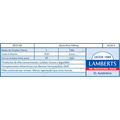 Quercitin  60 Tabletten à 500 mg, Lamberts