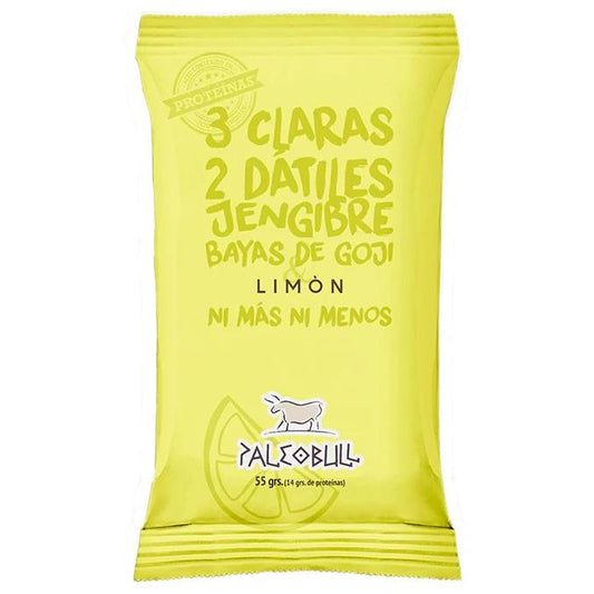 Energibar med citron, goji och ingefära Paleobull 55 g