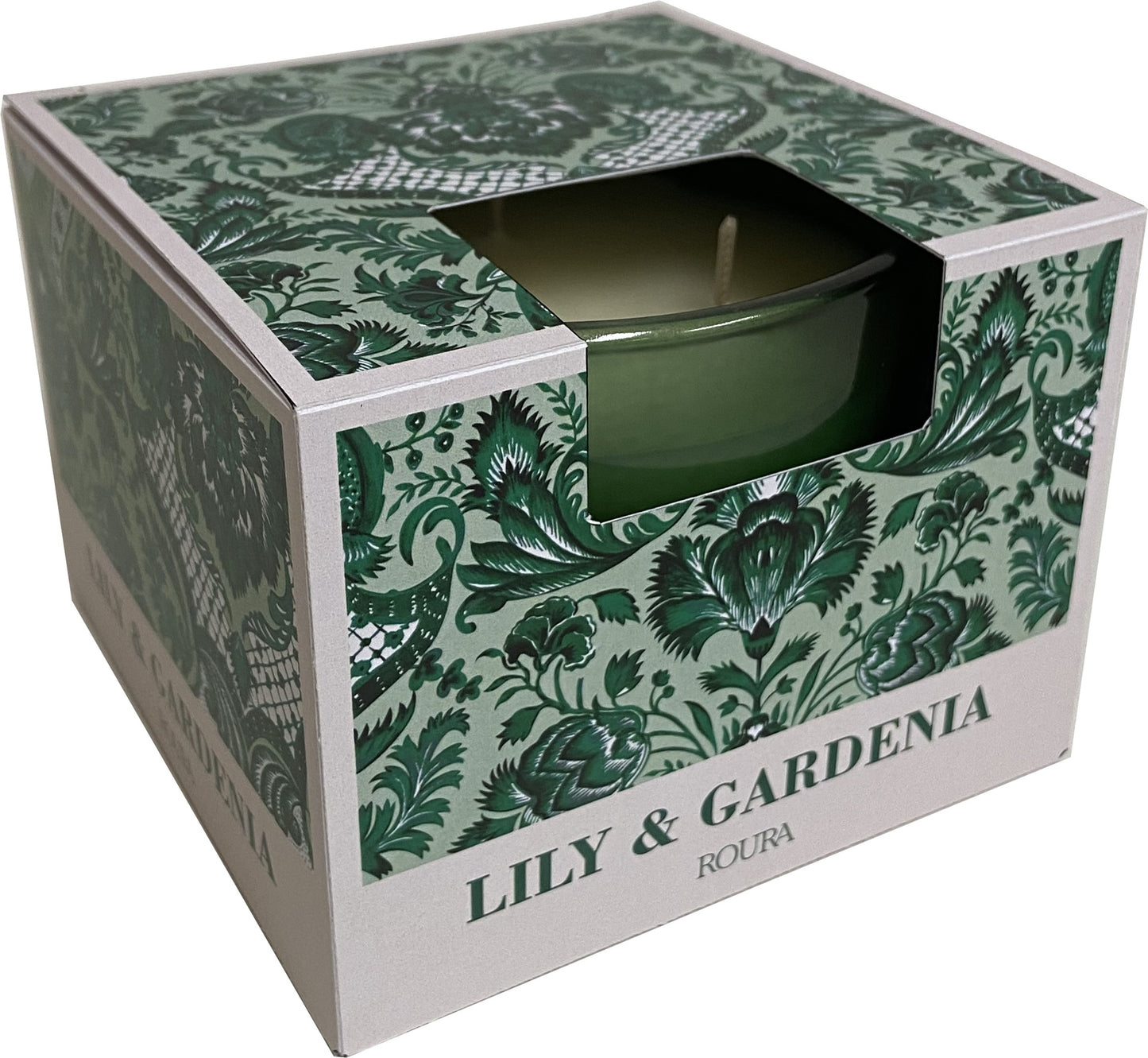Bougie parfumée Jaipur Lily & Gardenia 3 mèches Roura