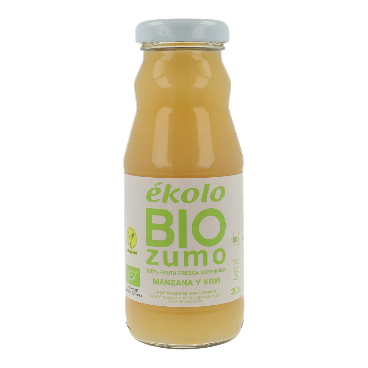 Succo di kiwi e mela biologico 100% spremuto ékolo 750 ml