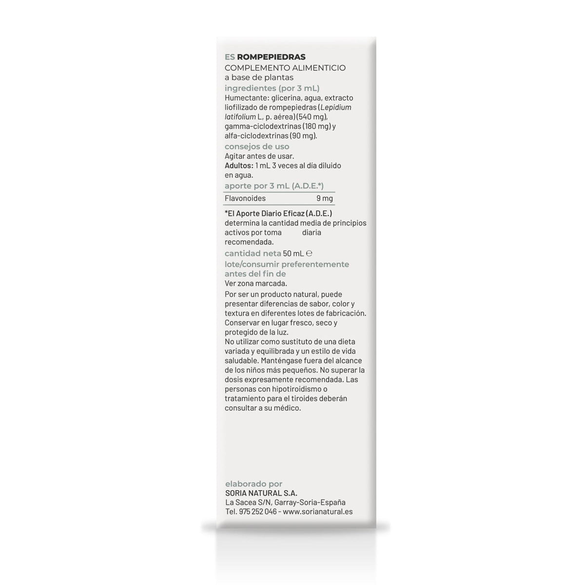 Soria Natural Stonebreaker Extract, 50 ml