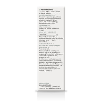 Confezione da 3 estratti di Rompepiedras Soria Natural, 50 ml