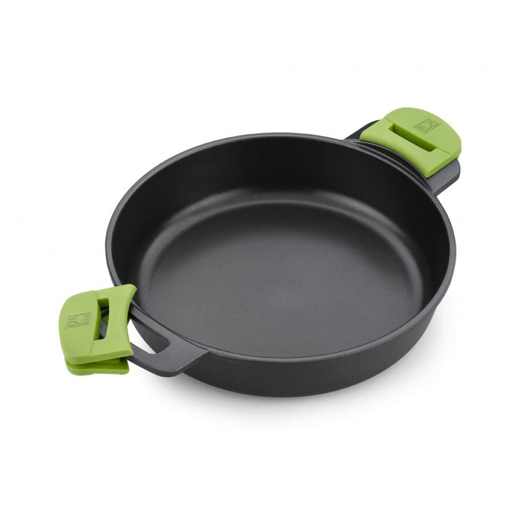 Casserole basse ECO+ avec couvercle en aluminium moulé Bra Prior 36 cm