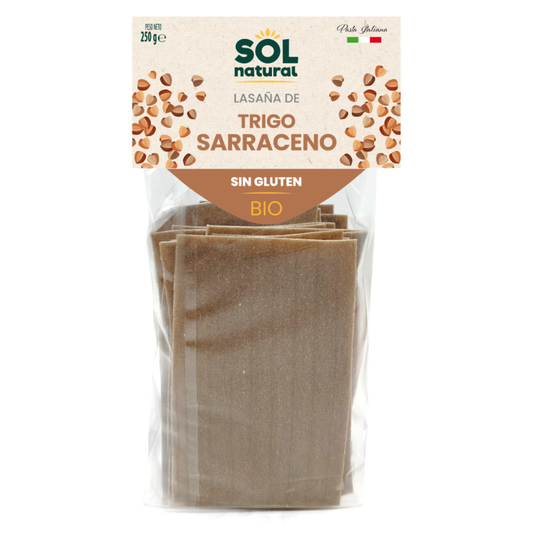 Glutenvrije lasagne van boekweit Bio Sol Natural 250 g