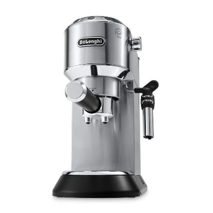 Delonghi Dedica Maestro Macchina da caffè manuale per espresso e cappuccino EC685.M metallo
