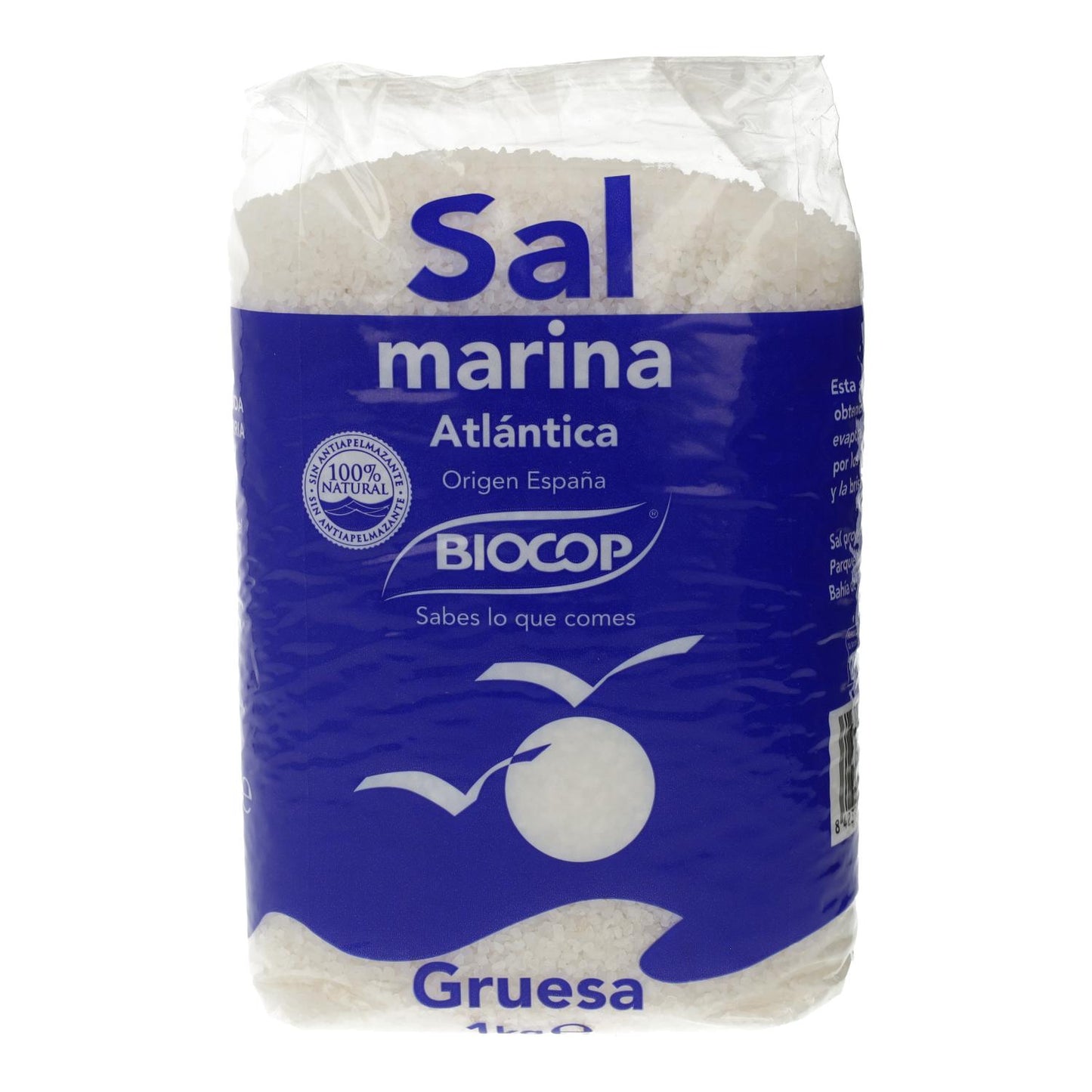 Sal marina atlantica gruesa Biocop 1kg