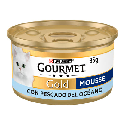 GOURMET GOLD Mousse Cibo umido Pesce dell'oceano 85 g