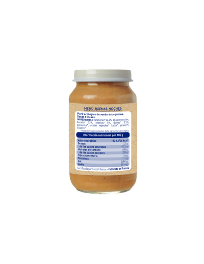 Petit pot Menu Tradition Légumes et Quinoa Babybio 200 g