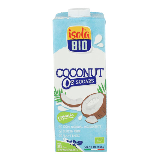 Suikervrije kokosdrank Isola Bio 1 l