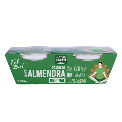 Dessert aux amandes et à la vanille NaturGreen, 2 x 125 g