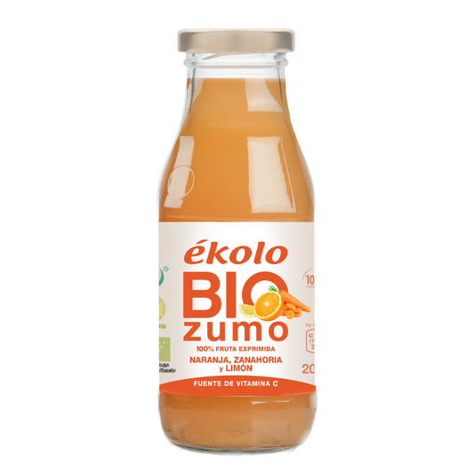 Bio-Orangen- und Karottensaft Ékolo 200 ml 