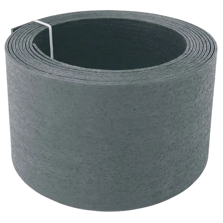 Bordure flexible avec piquets gris 5 m Verdemax