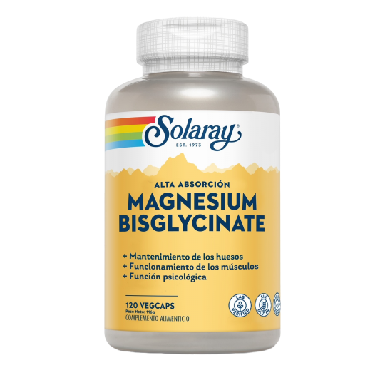 Bisglicinato di magnesio Solaray 240 VegaCaps