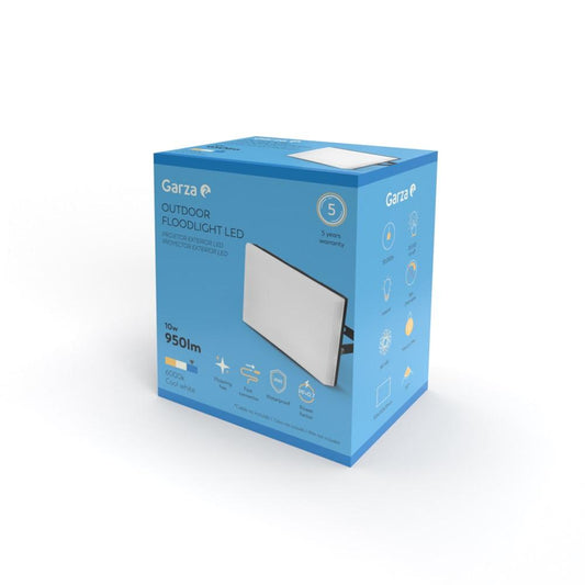 Design LED-buitenlamp, 10W, 950LM, koud licht (6000K) Garza