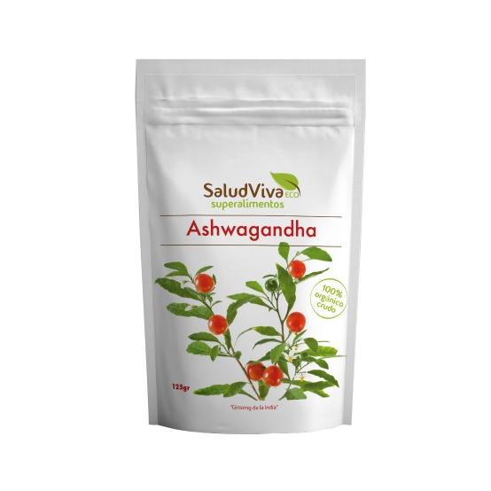 Ashwagandha-Pulver ECO 125 g, Salud Viva