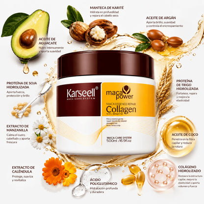 Mascarilla Capilar Colágeno Karseell 500 ml