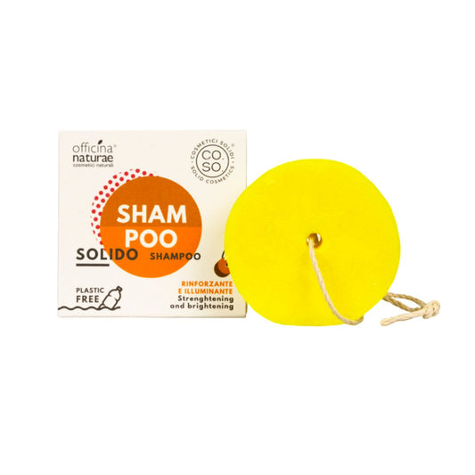 Vaste shampoo voor sterker en glanzender haar zonder residu 64 g Ecologisch Officina Naturae