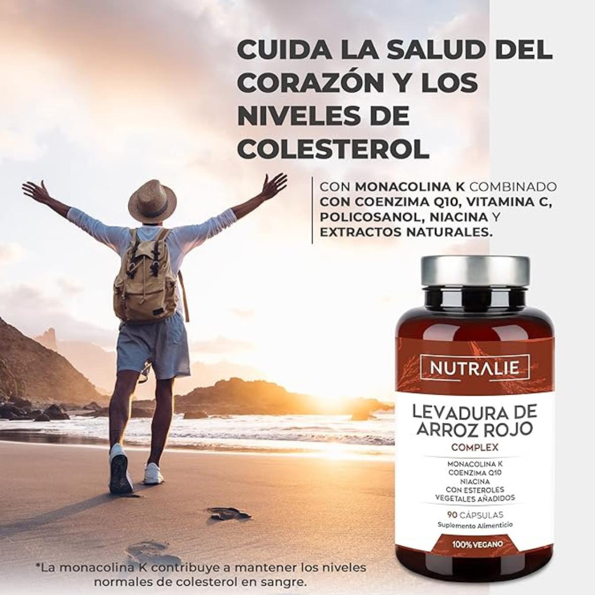 Nutralie Red Yeast Rice with 2.9 mg Monacolin and Q10 90 Capsules