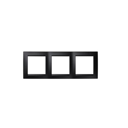 Simon 15 frame 3 elements Graphite