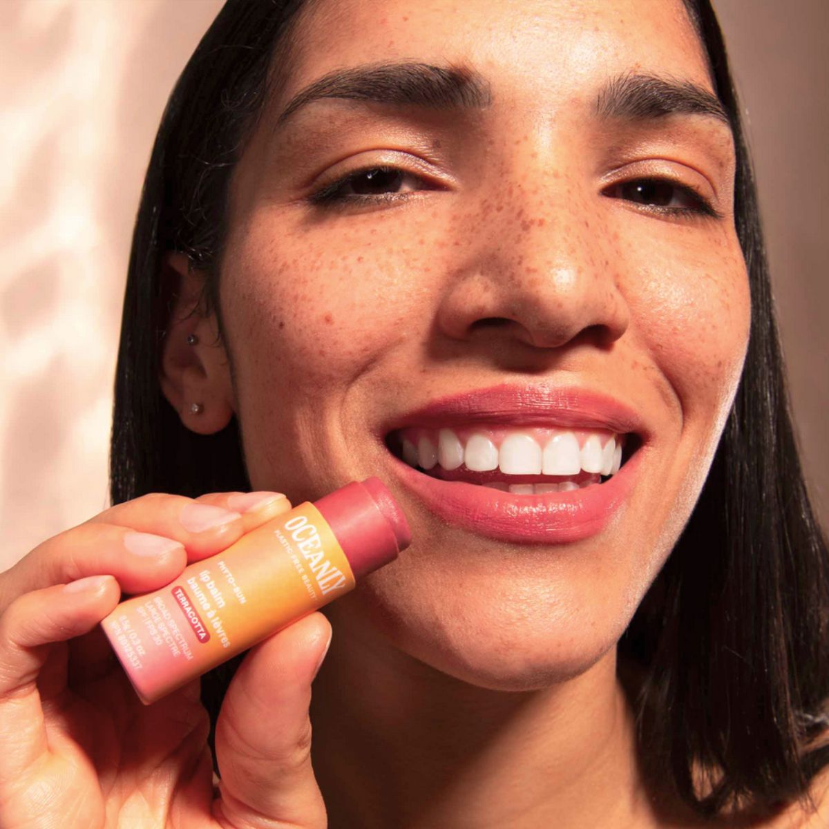 Oceanly - PHYTO-SUN Baume à lèvres teinté SPF 30 - Terracotta, Attitude, 8,5 g