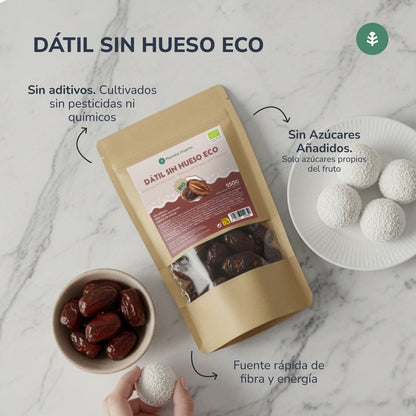Pitted dates ECO Planeta Huerto 250 g