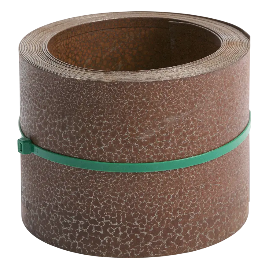 Flexible Bordüre aus Cortenstahl 5 m Verdemax