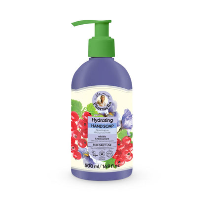 Hydraterende handzeep met wilde lelie en rode bes, Mama Pharmelia, 500 ml