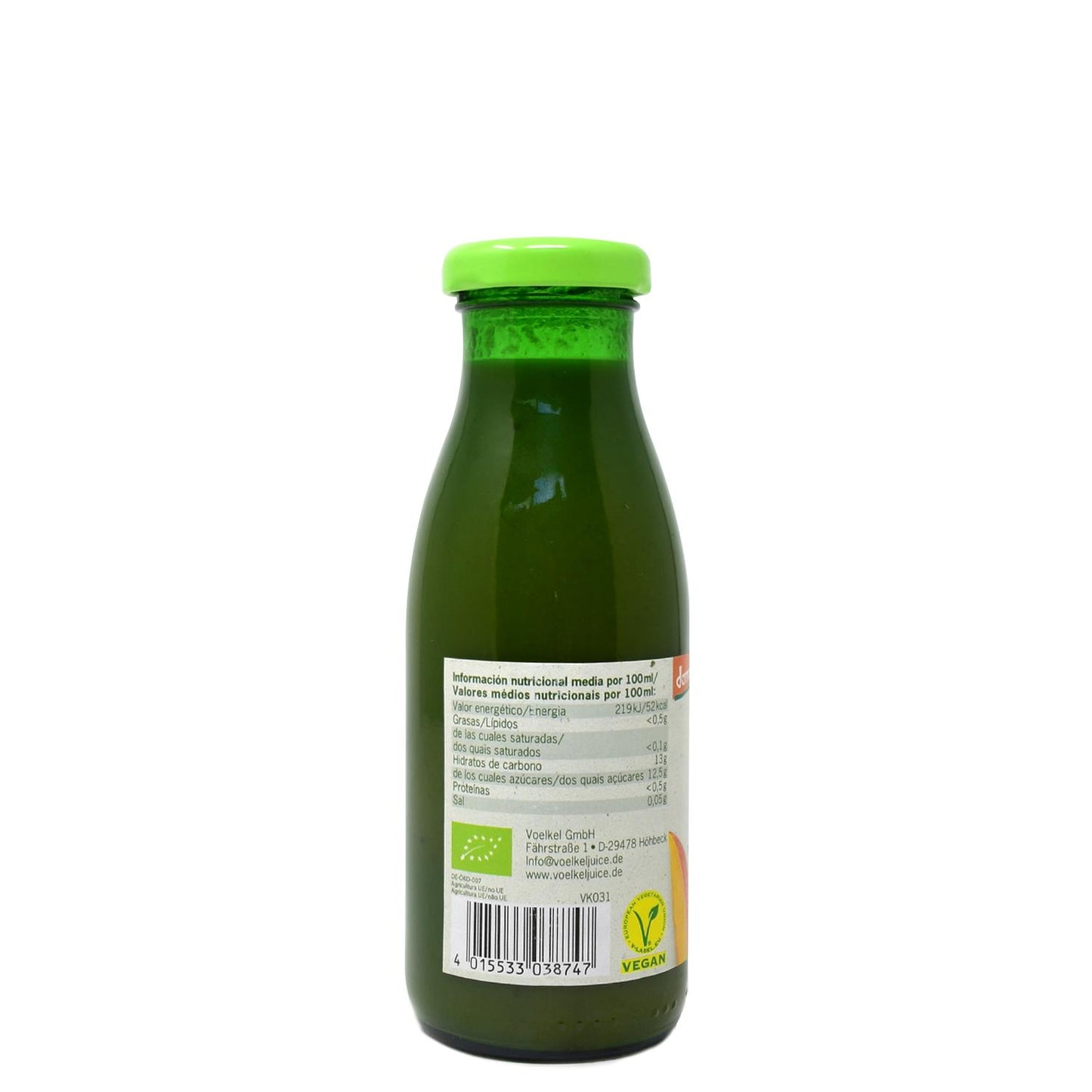 Grüner Smoothie mit Mango, Grünkohl und Spinat Voelkel 250ml