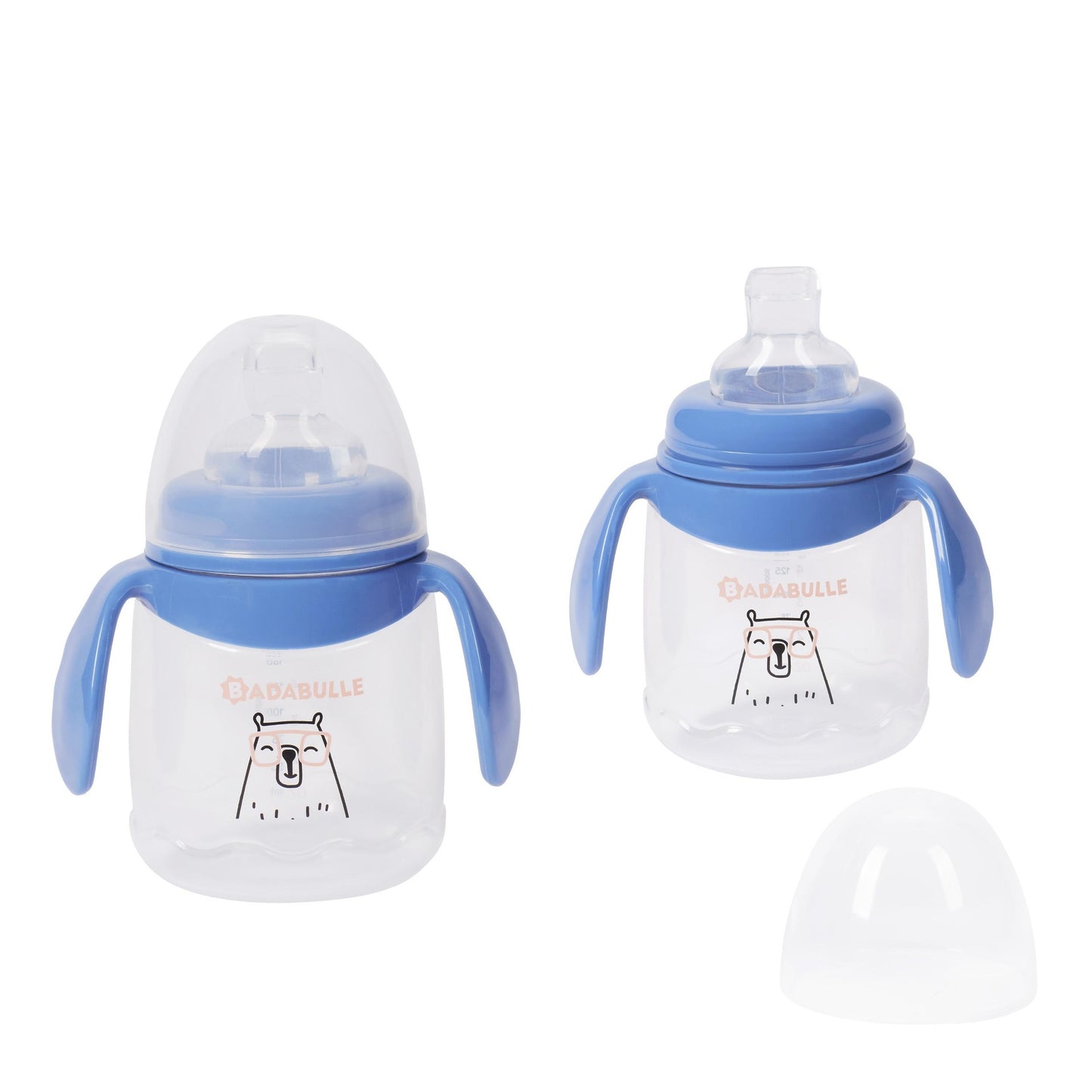 Lot de 2 tasses anti-fuites Badabulle