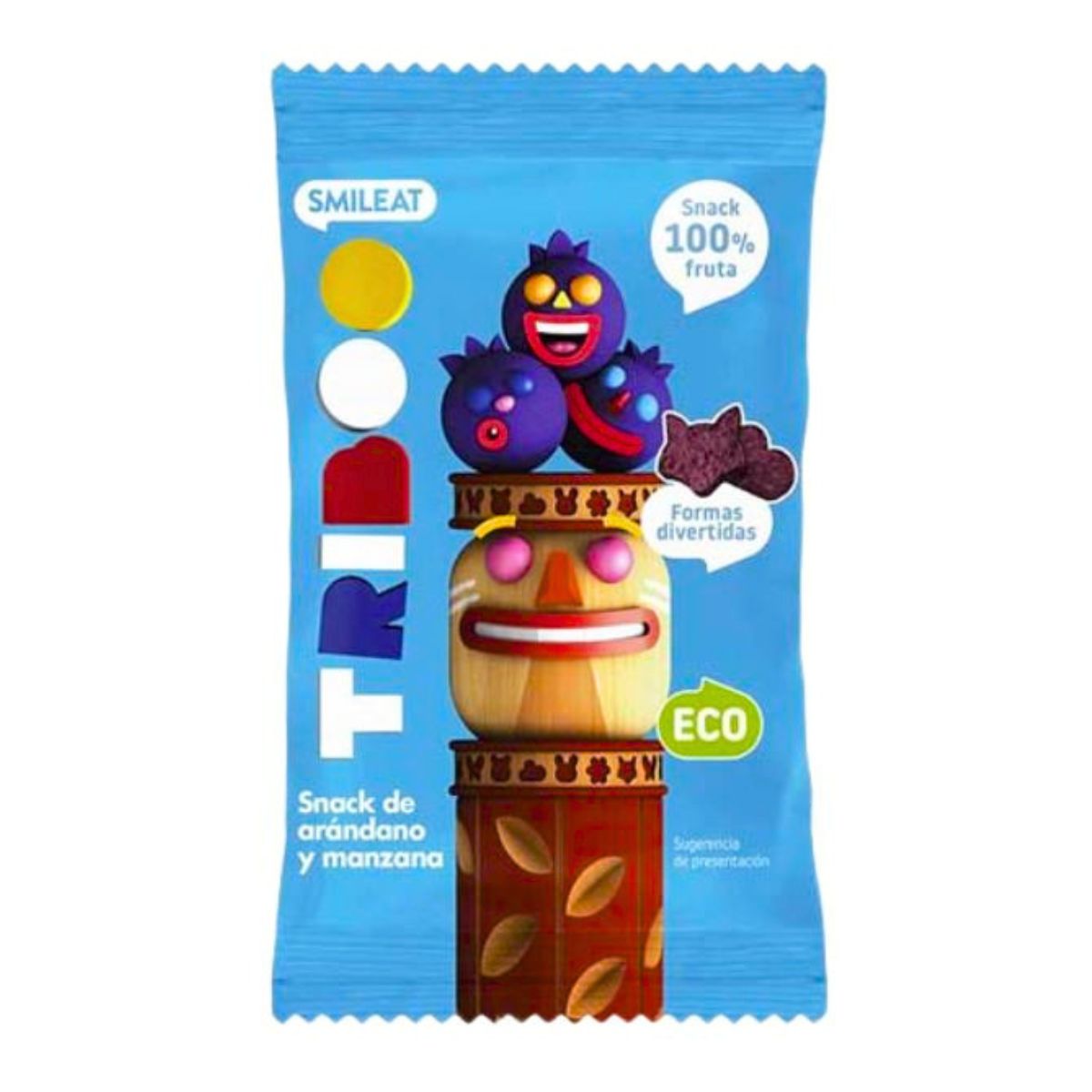 Snack aux pommes et myrtilles ECO 25 g, Triboo