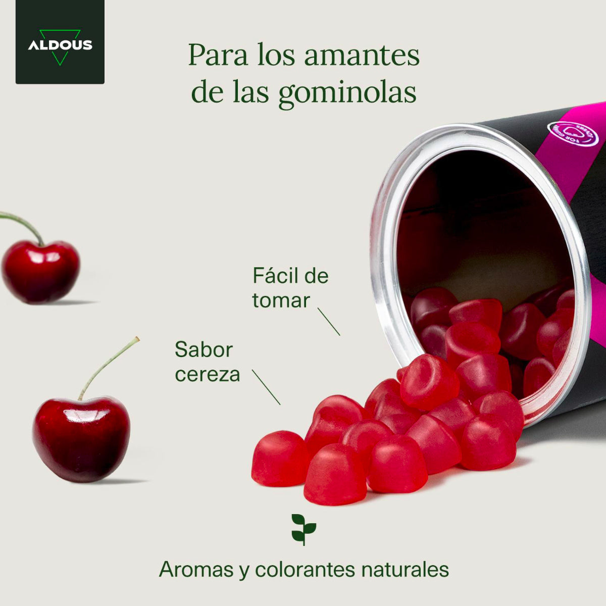 Biotin-Gummibärchen Aldous 120 Gummibärchen