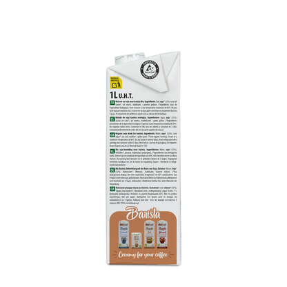 Ecomil low-sugar Barista soy drink 1 L