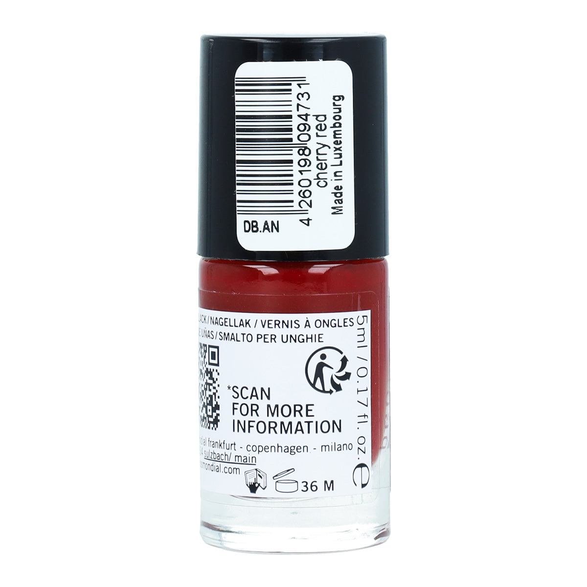 Benecos Cherry Red Nail Polish 5 ml