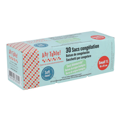 Gefrier-/Aufbewahrungsbeutel 18x25, Ecodis, 30 Stück