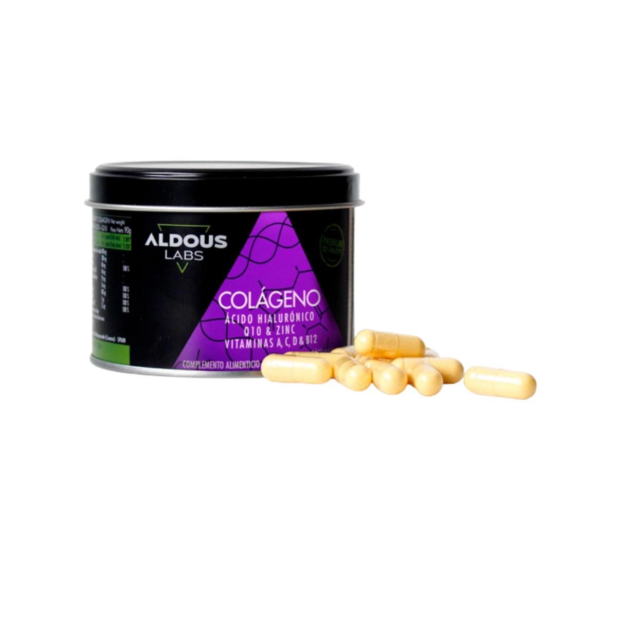 Collagene idrolizzato + acido ialuronico + coenzima Q10 + vitamine + zinco, 120 capsule  Aldous Labs