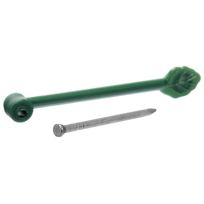 Morsetto per rampicanti con chiodo Biotop 8 pz