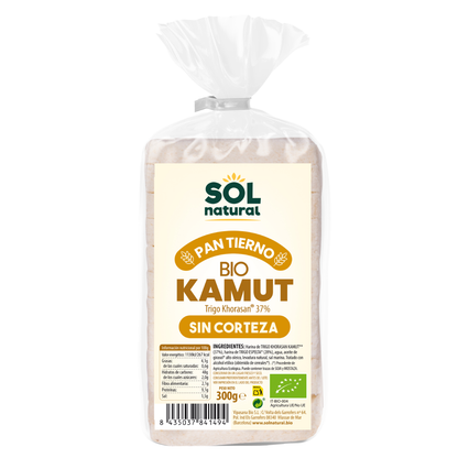 Kamutbröd utan skorpa Bio Sol Natural  300 g