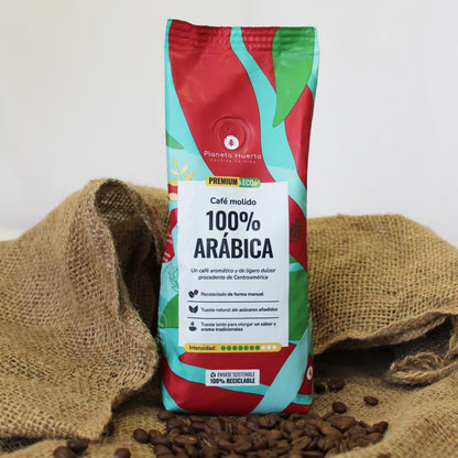 4er-Pack Planeta Huerto Bio-gemahlener Kaffee 100% Arabica 250g