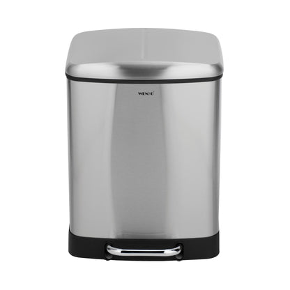 Pattumiera con pedale in acciaio inossidabile Easy Close Studio Duo, 2 x 20 l.