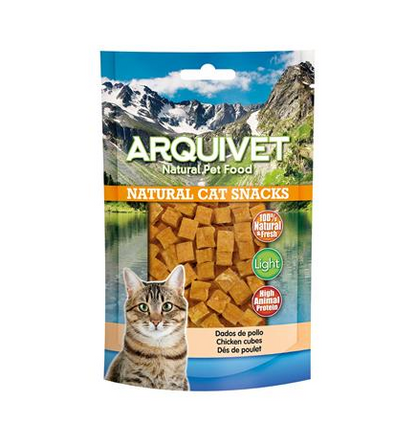 Hühnerwürfel Arquivet 50 g Natürlicher Snack für Katzen