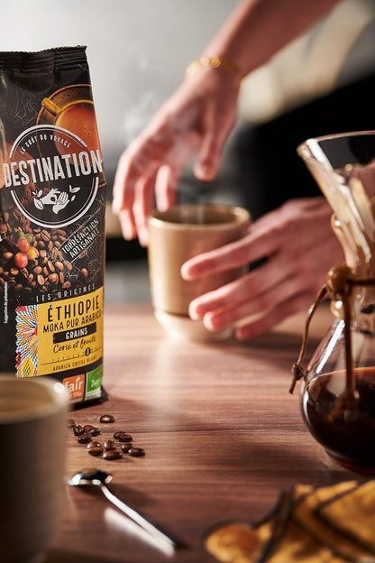 Caffè macinato Etiopia Moka 100% Arabica BIO Destination 250 g